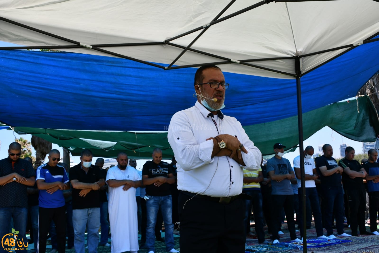 فيديو: خطبة وصلاة الجمعة في خيمة الاعتصام أمام مقبرة الاسعاف بيافا